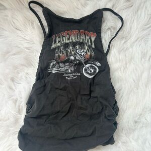 Forever 21 Black Tank Top with Logo Tag